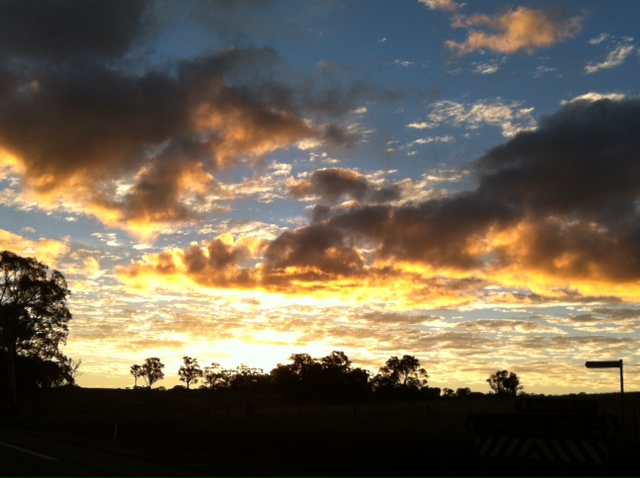 Sunset - near Hillgrove, NSW