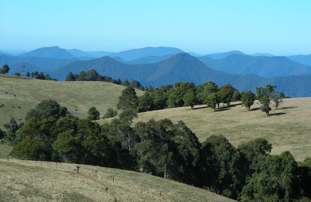 Mountain views near Dorrigo, New South Wales